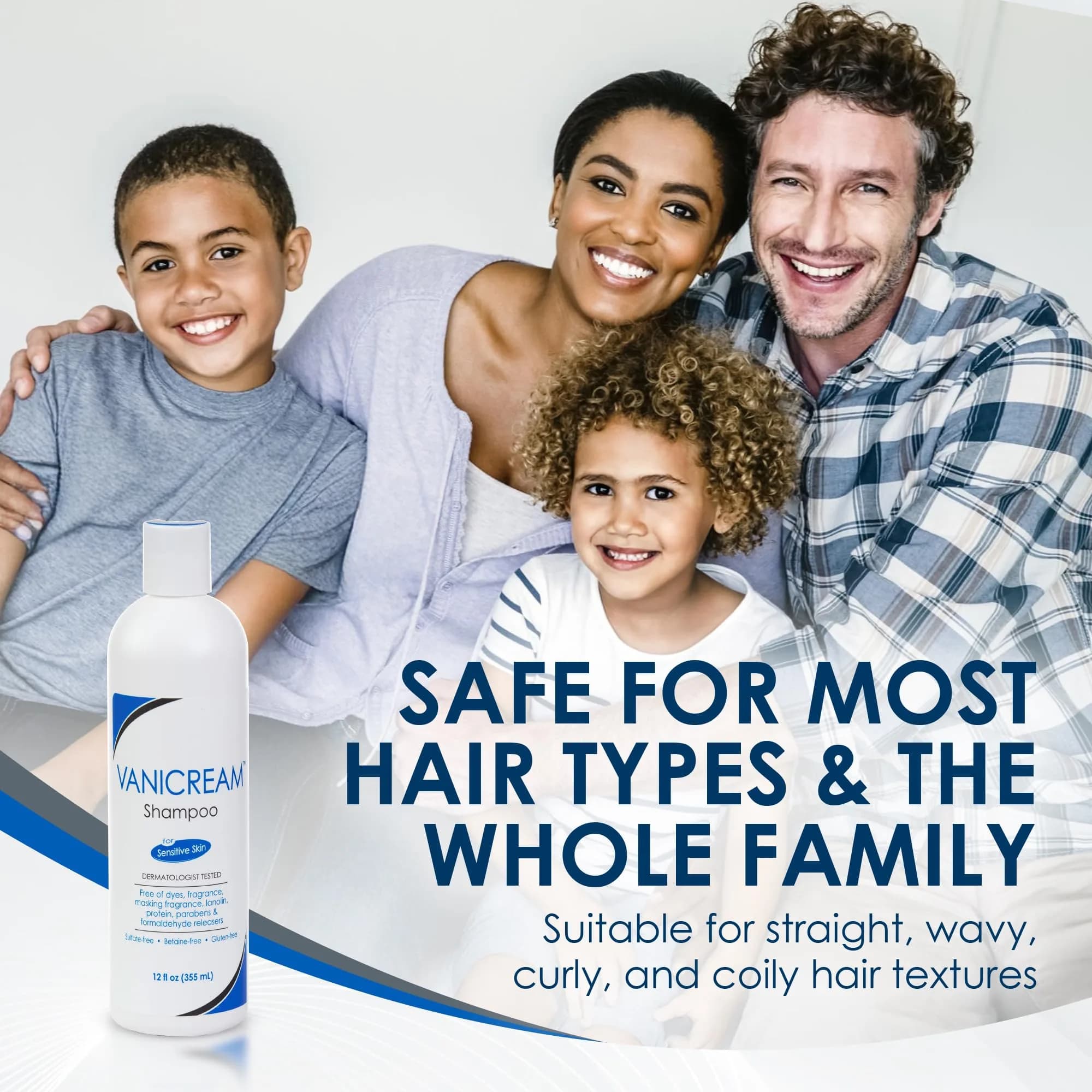 Vanicream Gentle Shampoo for Sensitive Scalp 355ml (12 Fl Oz) | Dermatologist-Tested Formula - view 5