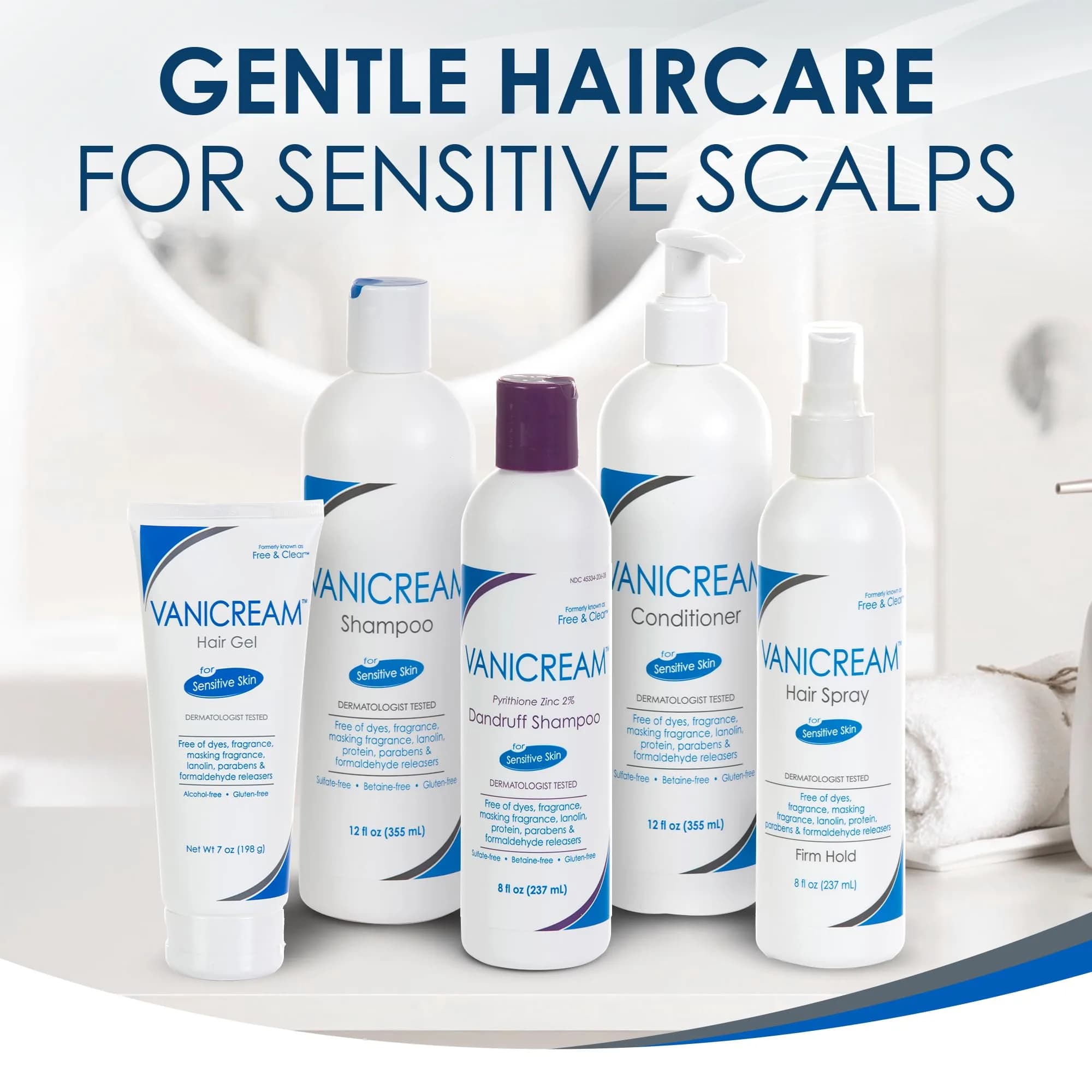 Vanicream Gentle Shampoo for Sensitive Scalp 355ml (12 Fl Oz) | Dermatologist-Tested Formula - view 8