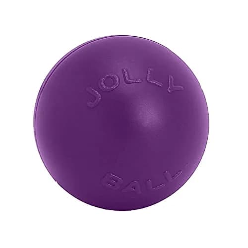 Jolly Pets Push-n-Play Ball Dog Toy 6 Inches/Medium Red | Durable Floating Fetch Toy for Medium Dogs thumbnail 3