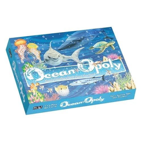 Late for the Sky Ocean-Opoly Board Game - Marine Life Strategy Fun | Educational Marine Facts for Kids & Adults thumbnail 1