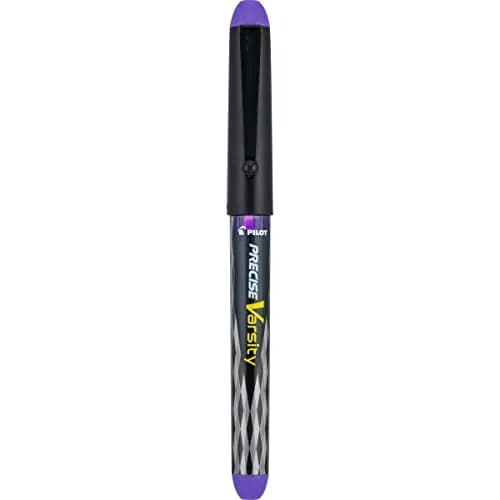 PILOT Precise Varsity Pre-Filled Fountain Pens 1.0mm | Purple Ink Disposable Pack of 12 thumbnail 5
