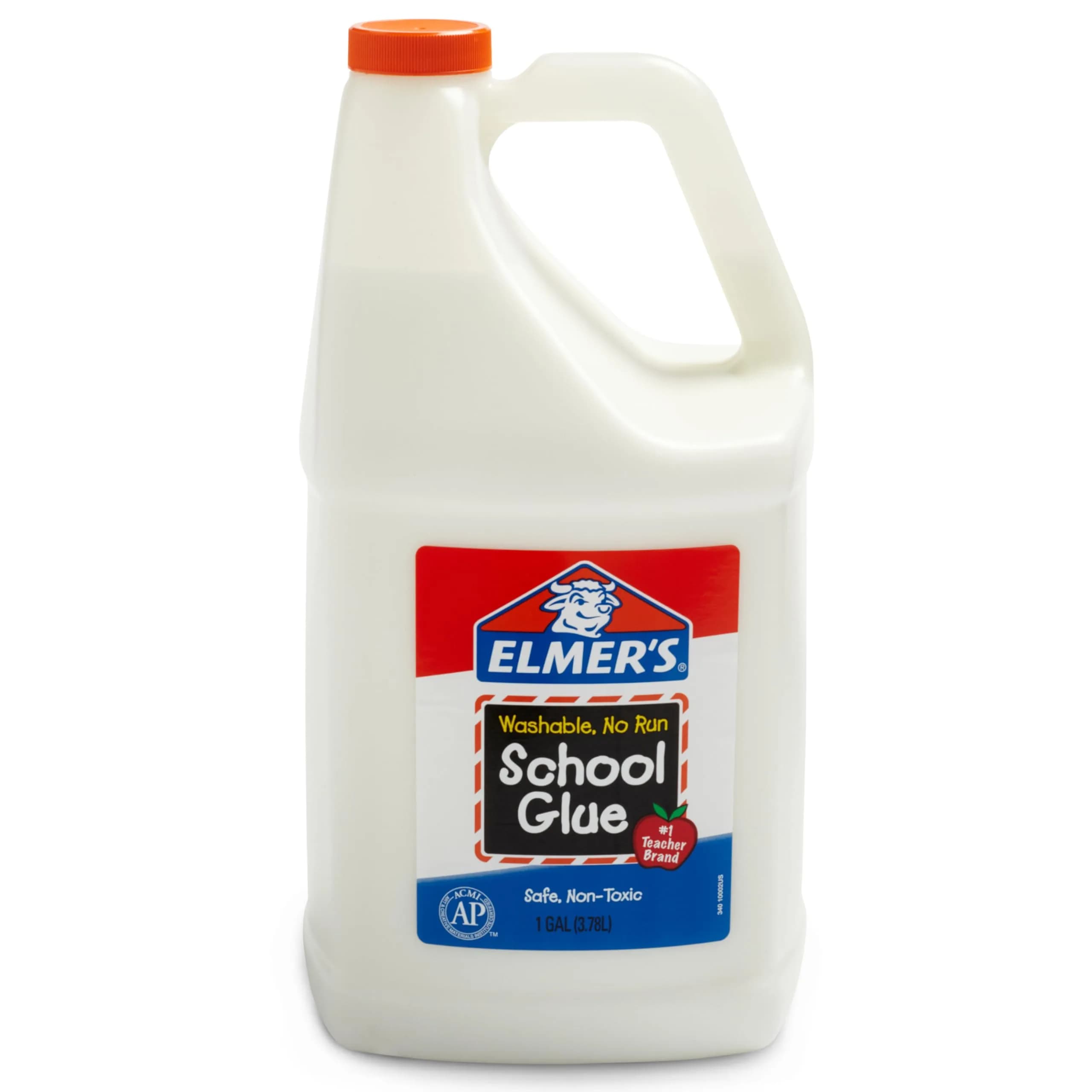 Elmer's Washable White School Glue, 1 Gallon (128 oz) - Bulk Craft & Slime Adhesive - main product image
