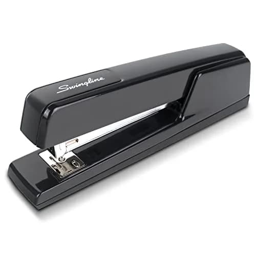 Swingline 747 Classic Stapler, 30 Sheet Capacity | Jam-Free Metal Desktop Stapler in Black thumbnail 1