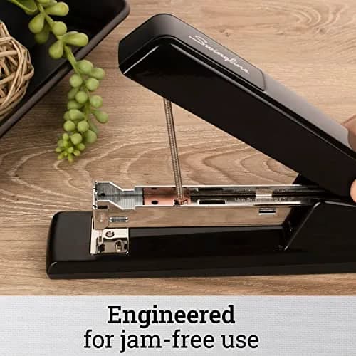Swingline 747 Classic Stapler, 30 Sheet Capacity | Jam-Free Metal Desktop Stapler in Black thumbnail 4