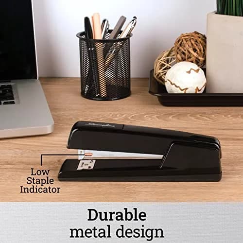 Swingline 747 Classic Stapler, 30 Sheet Capacity | Jam-Free Metal Desktop Stapler in Black thumbnail 6
