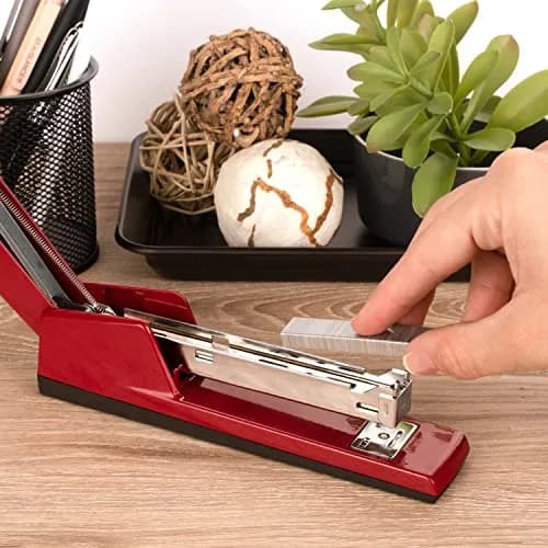 Swingline Stapler 30 Sheet Capacity | Jam-Free Metal Desktop Stapler in Rose Clay thumbnail 9