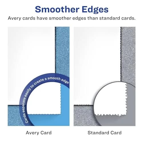 Avery Printable Postcards 4" x 6" Matte White | Customizable, Double-Sided, 100 Cards thumbnail 2