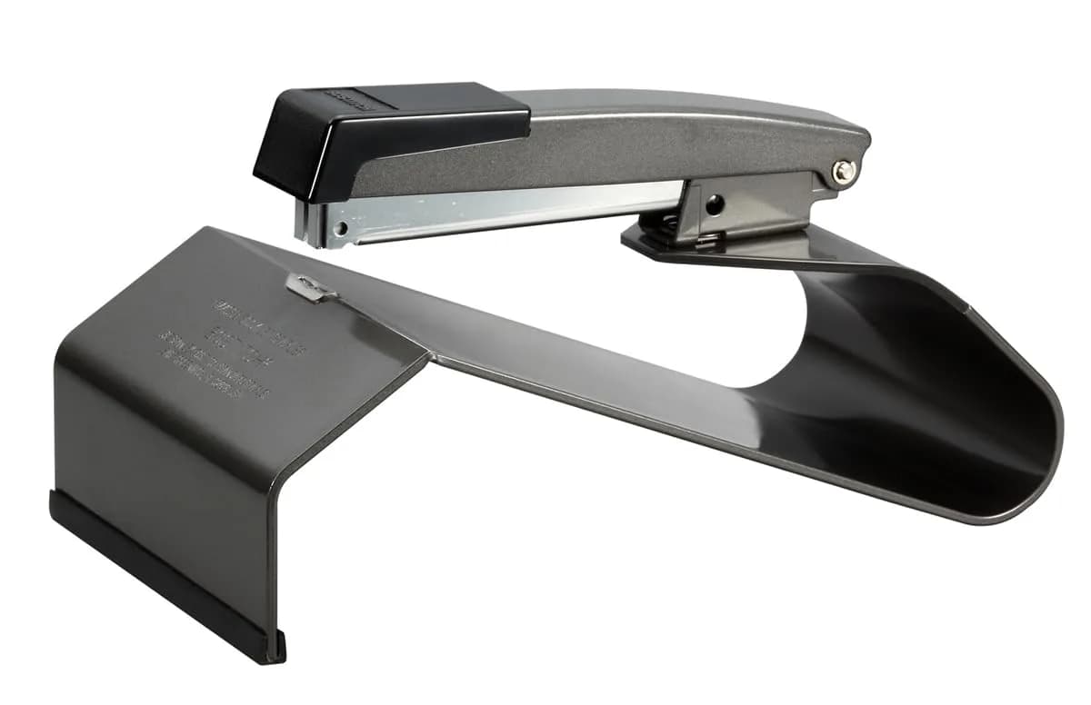 Bostitch Office No-Jam Booklet Stapler, 20 Sheets | No-Jam Technology, Durable Metal — Saddle Stapler