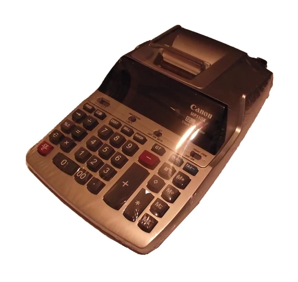 Canon MP11DX Printing Calculator with Durable Keyboard and VFD Display | 22.6cm x 33.3cm (8 9/10" x 13 1/10") - main product image