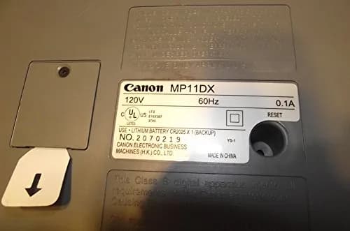 Canon MP11DX Printing Calculator with Durable Keyboard and VFD Display | 22.6cm x 33.3cm (8 9/10" x 13 1/10") thumbnail 4