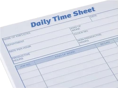 TOPS Daily Employee Time and Job Sheet 21.6 x 24.1 cm (8.5 x 9.5 Inches) | Tracks Daily Work Hours and Project Completion thumbnail 2