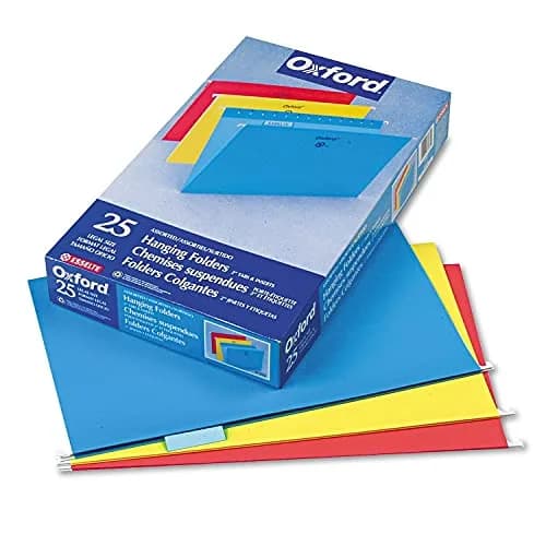 Pendaflex Recycled Hanging Folders Legal Size Assorted Colors 25/BX | Eco-Friendly, Color-Coded Filing thumbnail 7