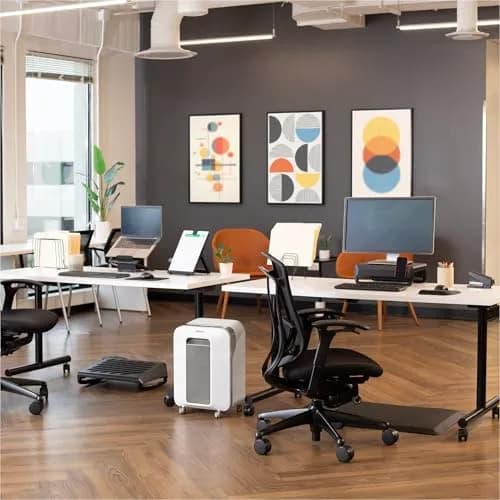 Fellowes Step File Junior Wire Organizer Rack, 6 Sections, Black | Durable Steel Office Storage thumbnail 7