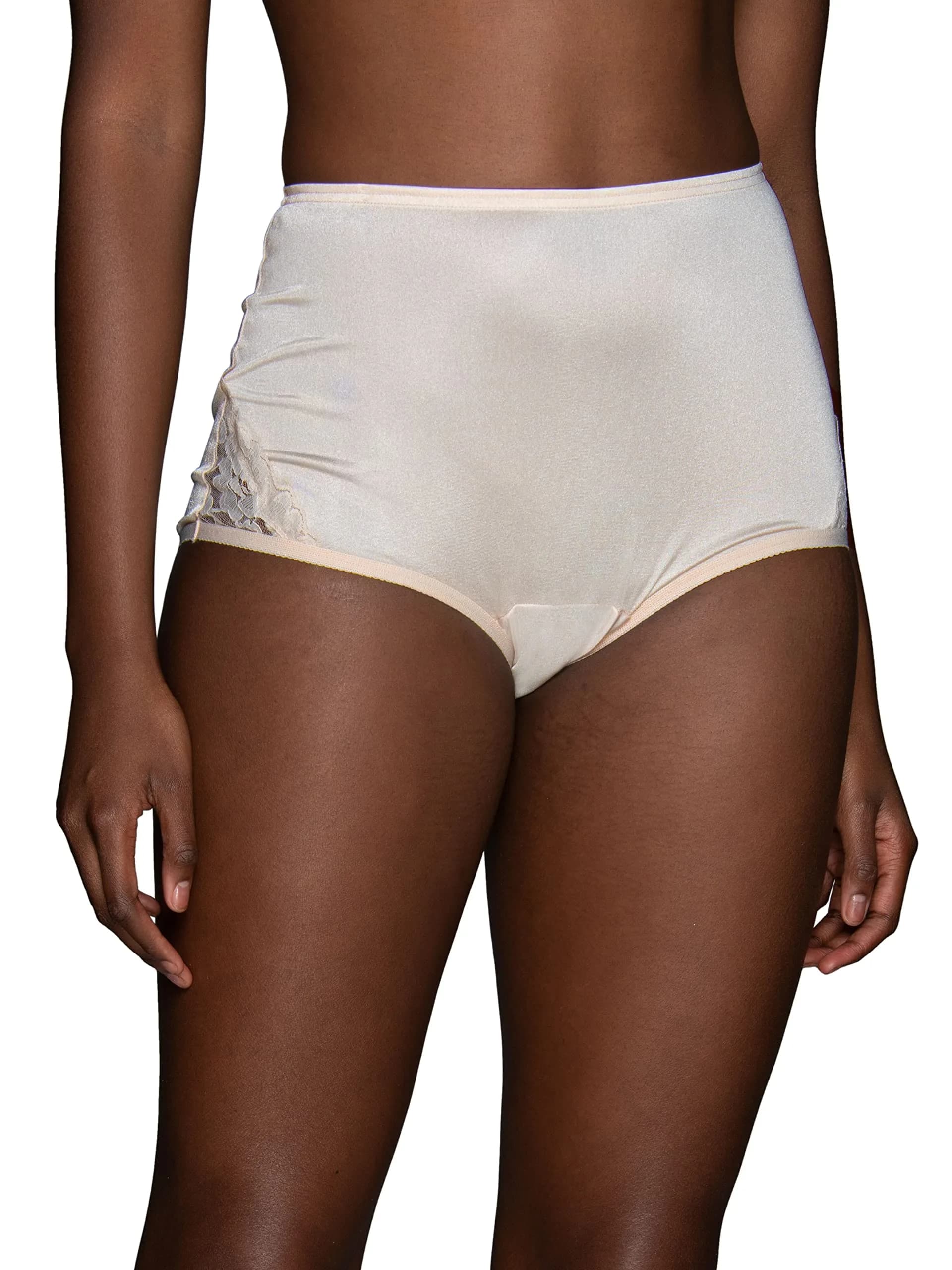 Vanity Fair High Waisted Underwear Full Coverage Nylon Lace 7 | Comfortable Tummy & Rear Support