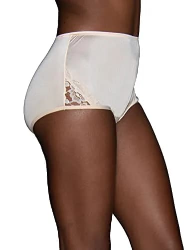Vanity Fair High Waisted Underwear Full Coverage Nylon Lace 7 | Comfortable Tummy & Rear Support thumbnail 2