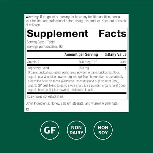 Standard Process Arginex 90 Tablets | Supports Liver & Kidney Health with Whole-Food Phytonutrients thumbnail 2
