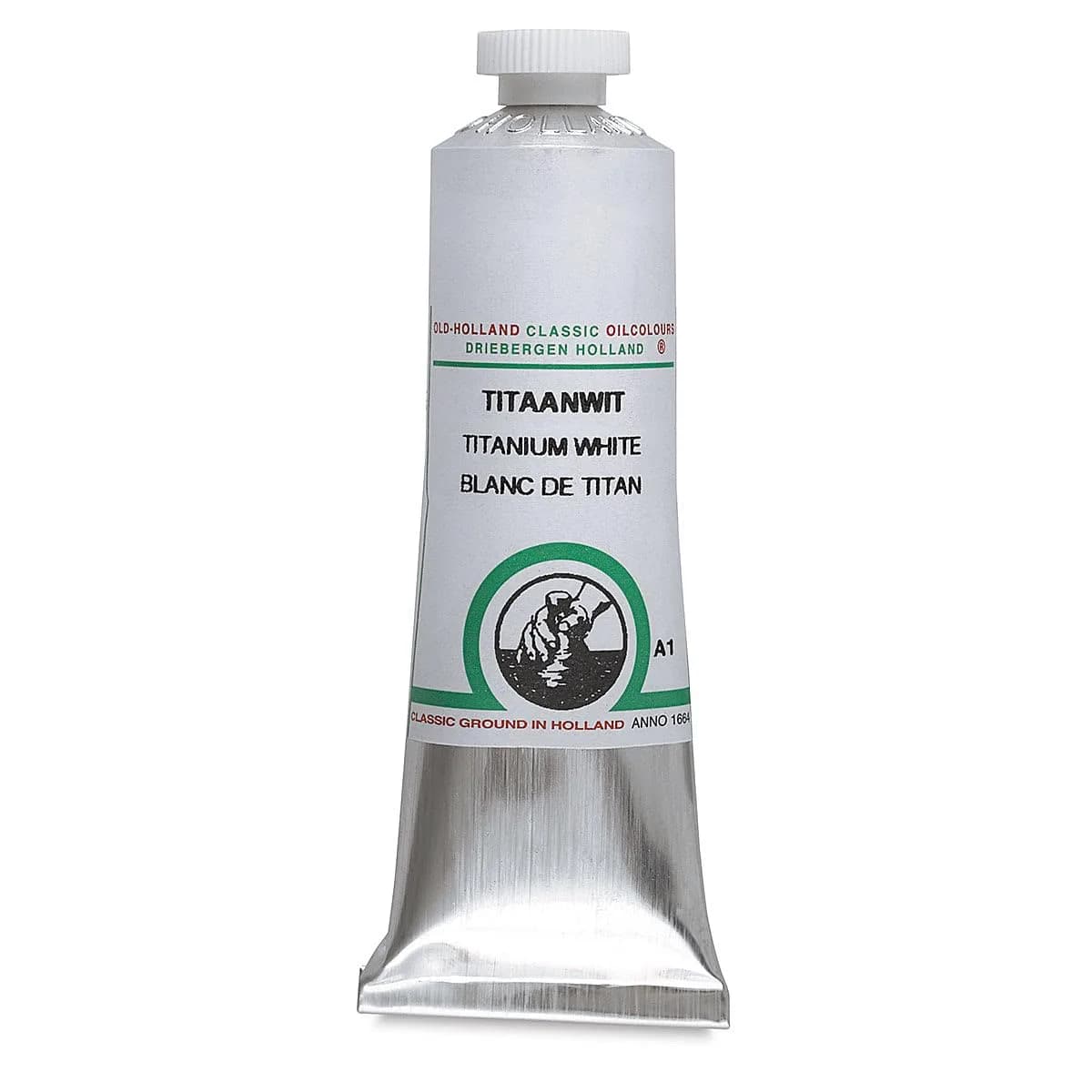 Old Holland Oil 40Ml Titanium White | Lightfast, Heavy Pigment Oil Paint — Titanium White