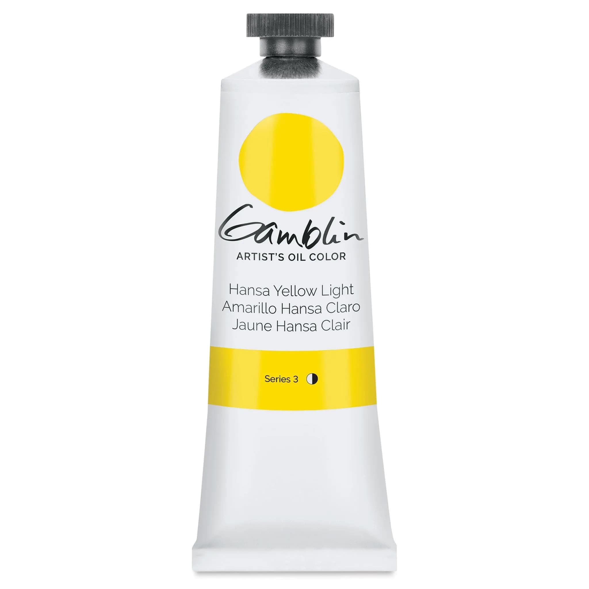 Gamblin Artist Oils Hansa Yellow Light Oil Paint 37ml (1.25 Fl Oz) | Professional Grade Pigment-Rich Color
