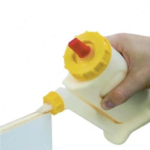 FastCap Glue Dispenser, Yellow/White, 16 oz | Spill-Proof, Two-Chamber Design thumbnail 2