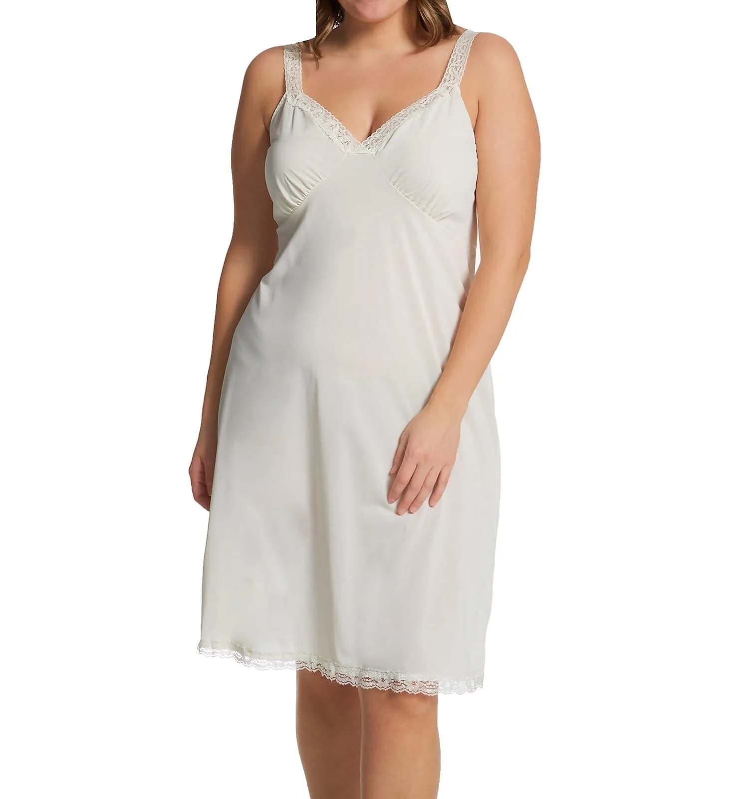 Shadowline Full Slip 24" Black Size 42 | Silky Nylon, Light & Comfortable — Ivory / 36 thumbnail 1