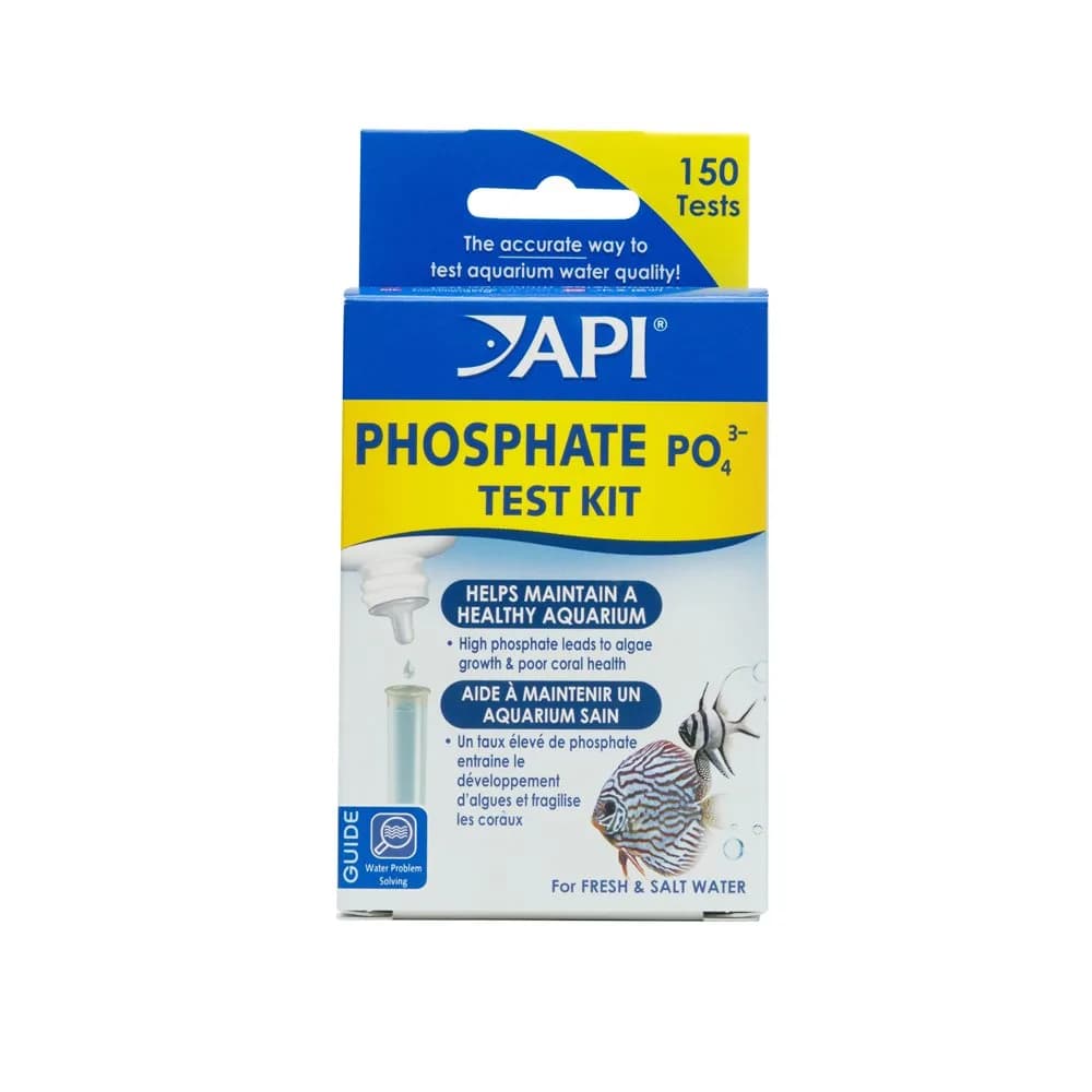 API Phosphate Test Kit 150-Test 1893 ml (64 Fl Oz) | Monitors PO4 Levels in Freshwater & Saltwater Aquariums - main product image