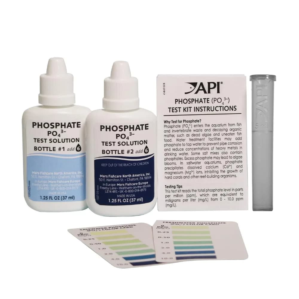 API Phosphate Test Kit 150-Test 1893 ml (64 Fl Oz) | Monitors PO4 Levels in Freshwater & Saltwater Aquariums - view 2
