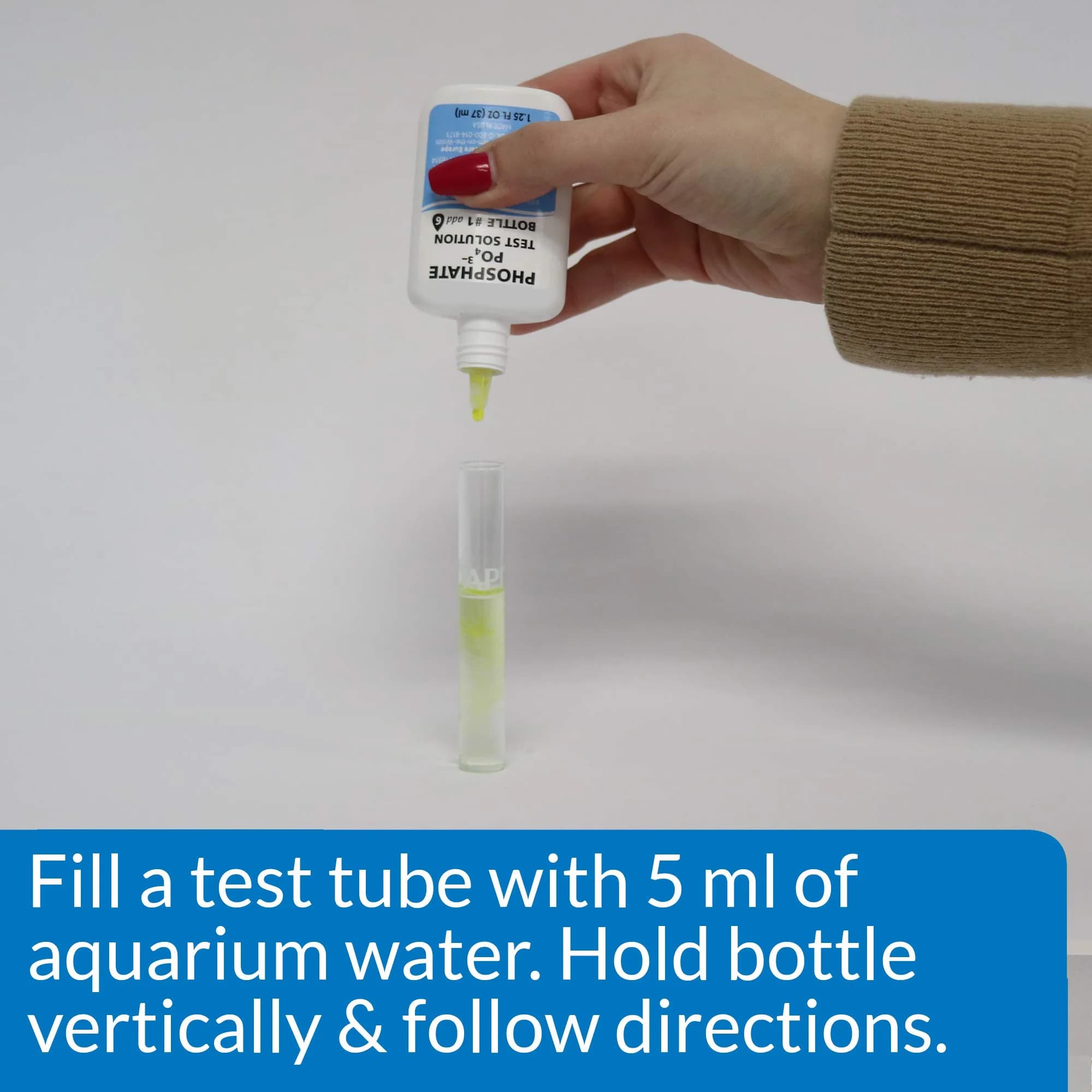 API Phosphate Test Kit 150-Test 1893 ml (64 Fl Oz) | Monitors PO4 Levels in Freshwater & Saltwater Aquariums - view 3