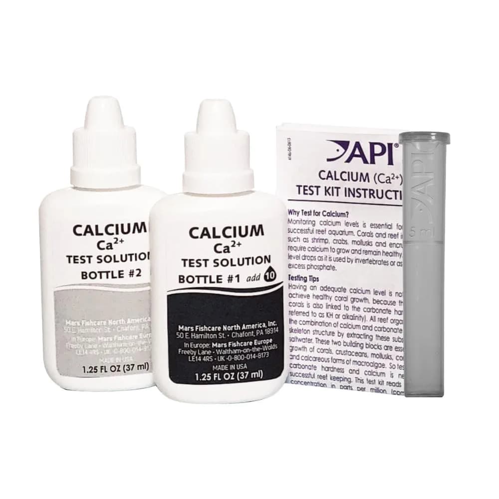 API Calcium Test Kit Saltwater Aquarium Water 1-Count Test Kit | Measures Calcium Levels as Low as 20mg/L - view 2