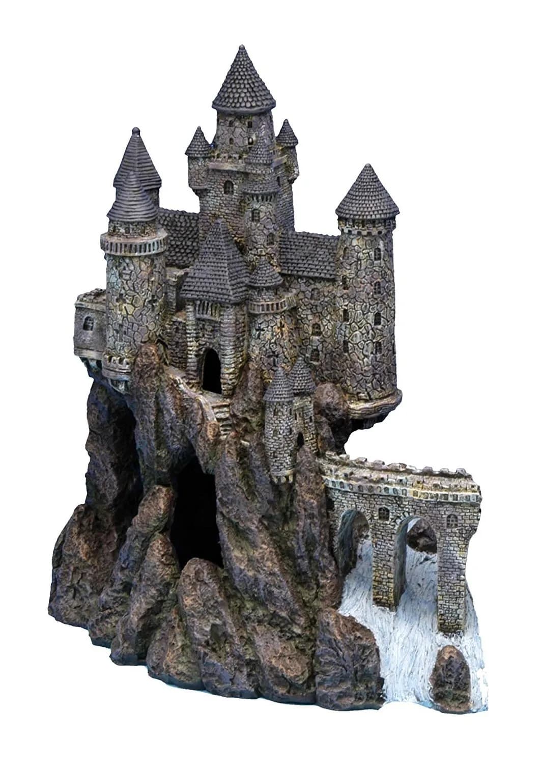 Penn-Plax Wizard’s Castle Aquarium Decoration – Extra Large, Safe Resin, 12.75”W x 6.5”D x 14”H | Whimsical Fish Tank Ornament - main product image