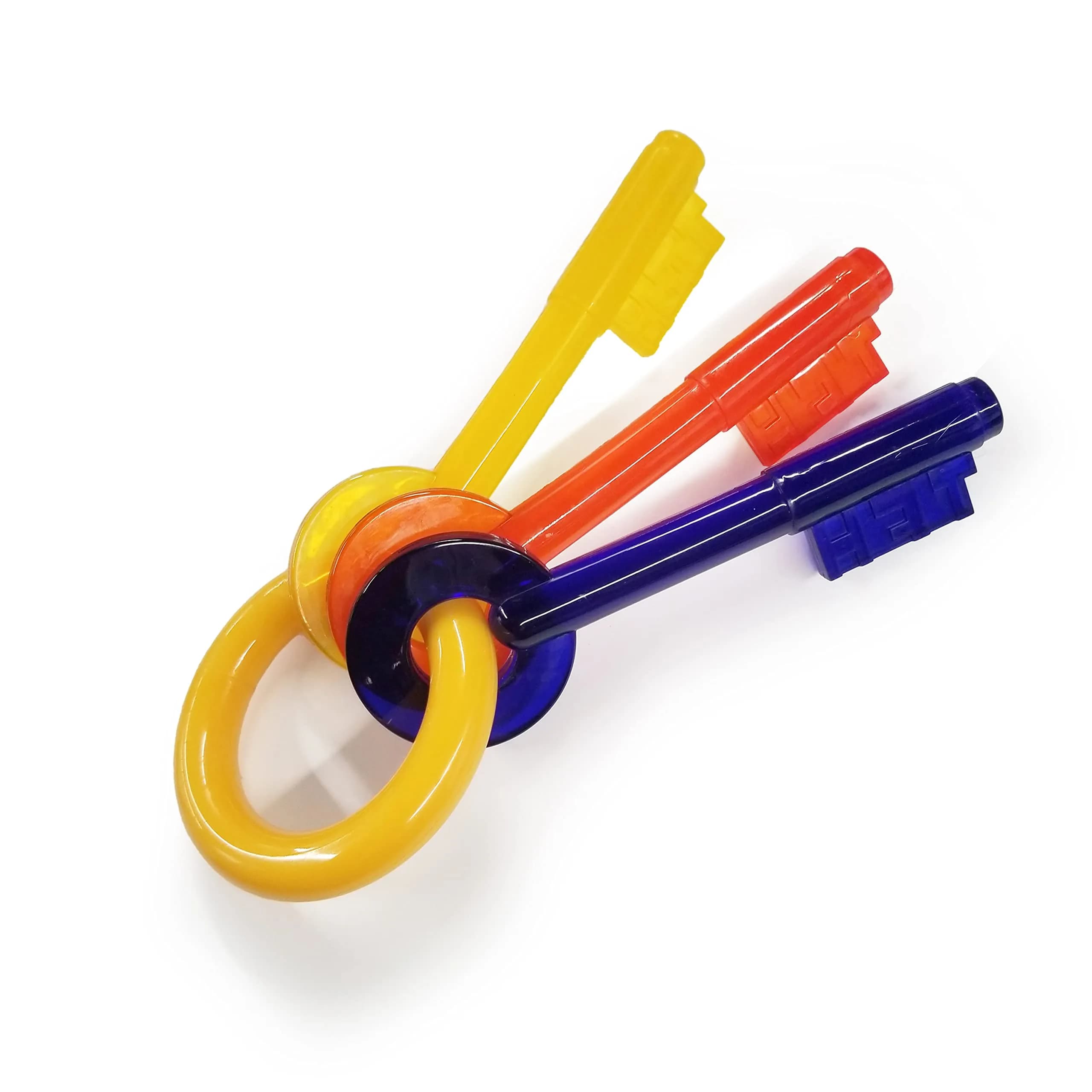 Nylabone Puppy Chew Teething Keys Dog Chew Toy, Bacon Flavor, X-Small | Soothes Gums, Cleans Teeth - view 7