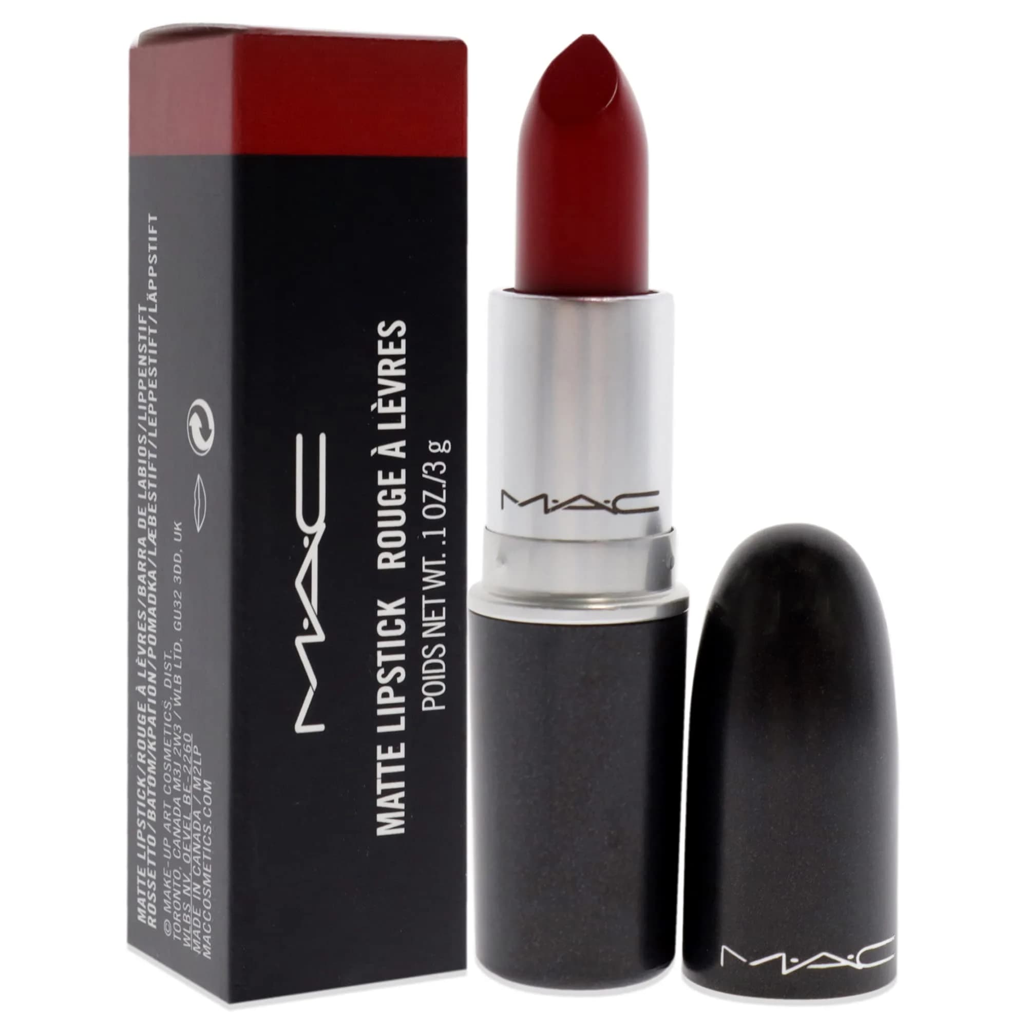 MAC Matte Lipstick RUSSIAN RED, 0.10 ounce thumbnail 3