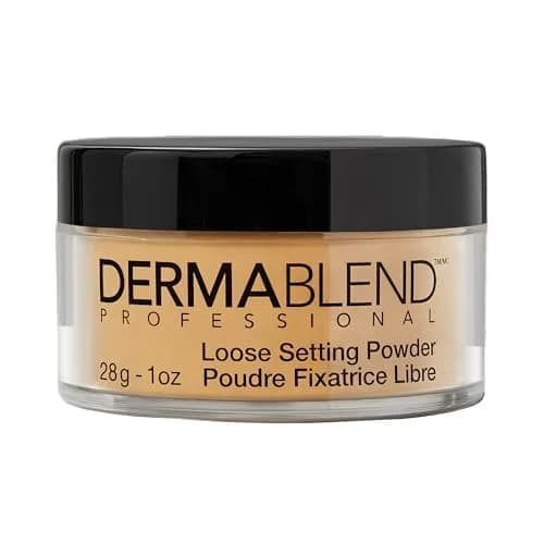 Dermablend Loose Setting Powder, Warm Saffron 1 Oz | Flawless Matte Finish for All Skin Types thumbnail 1