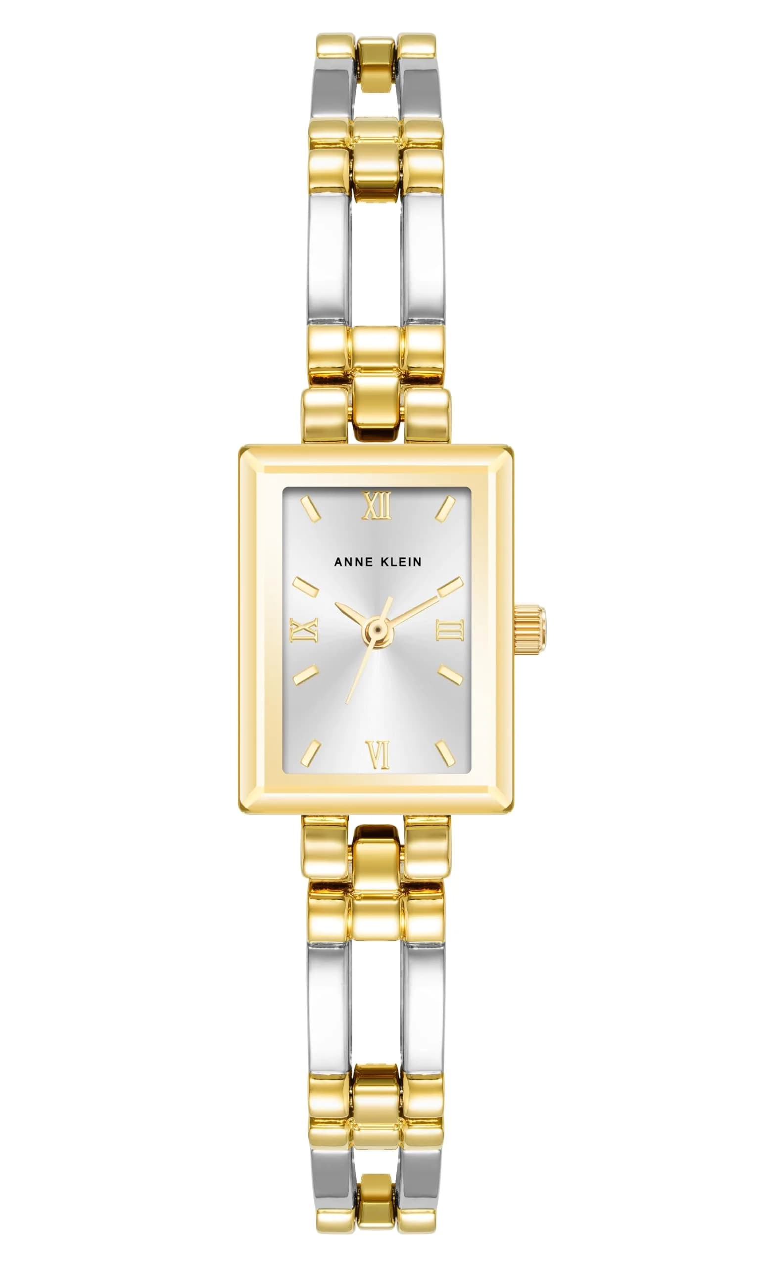 Anne Klein Women's Silver/Gold Bracelet Watch with Silver Dial - Elegant Two-Tone Dress Watch - main product image