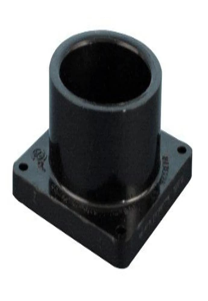 Valterra T1005-1 Sewer Slip Socket Fitting, Black | 1.5" Slip Hub x 1.9" ID x 2.38" OD