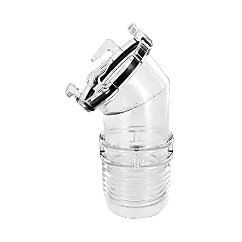 Valterra Clearview 45° Threaded Hose Adapter 7.7cm (3.04" ID) | Connects RV Drain Hoses Securely thumbnail 1