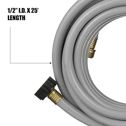 Valterra Flushing Hose for RVs 1/2" x 25' Gray | Durable Gray Water Drainage Hose thumbnail 4