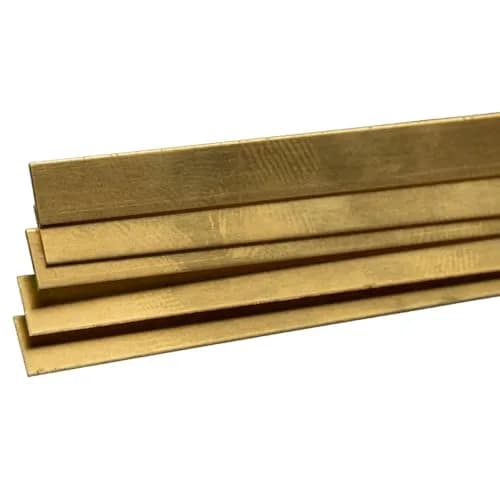 K & S Precision Metals Brass Strip 9709 0.016" Thick 1/4" Wide 36" Long | Durable, Versatile DIY & Electrical Metal thumbnail 1