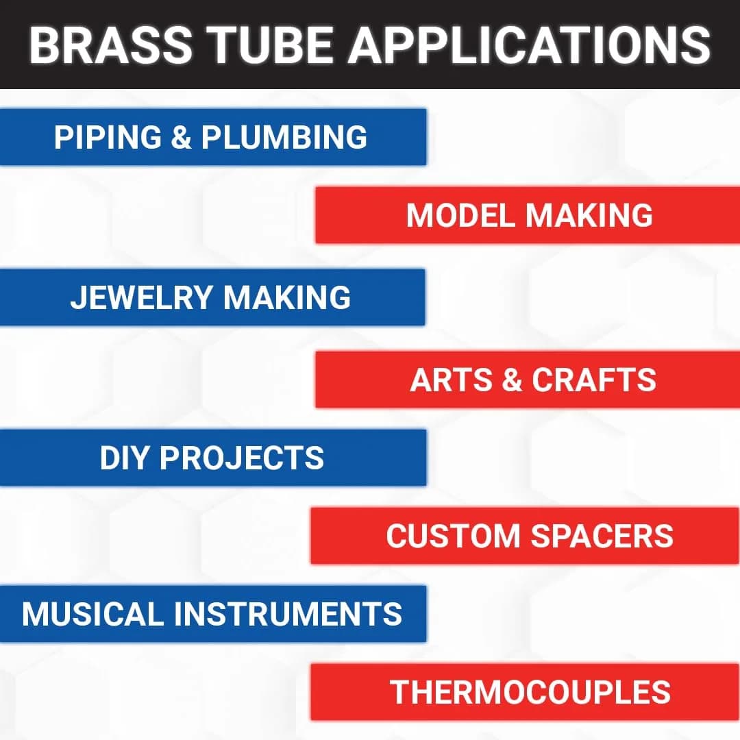 K&S Precision Metals Round Brass Tube 11/32" OD x 0.014" Wall x 12" Long | Precision Metal Tubing for Crafts & Projects - view 6