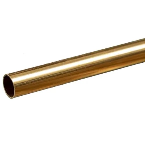 K&S Precision Metals Round Brass Tube 11/32" OD x 0.014" Wall x 12" Long | Precision Metal Tubing for Crafts & Projects thumbnail 3