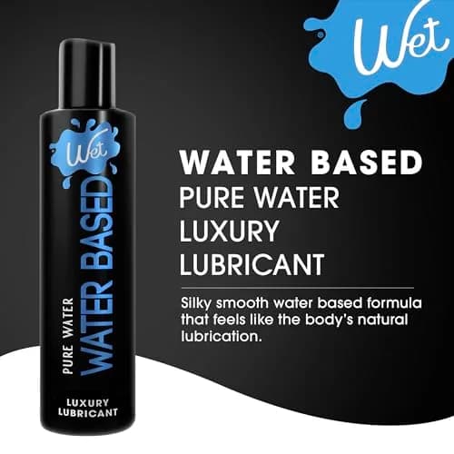 Wet Silver Water-Based Lubricant 266ml (9 fl oz) | Long-Lasting, Original Formula thumbnail 3