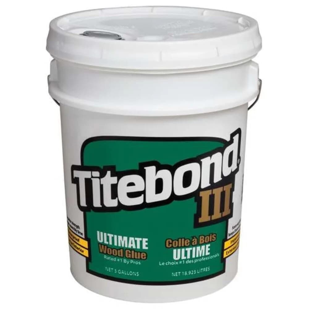 Titebond III Ultimate Wood Glue 5 Gal. (18.9 L) | Professional Waterproof Adhesive for Woodworking - main product image