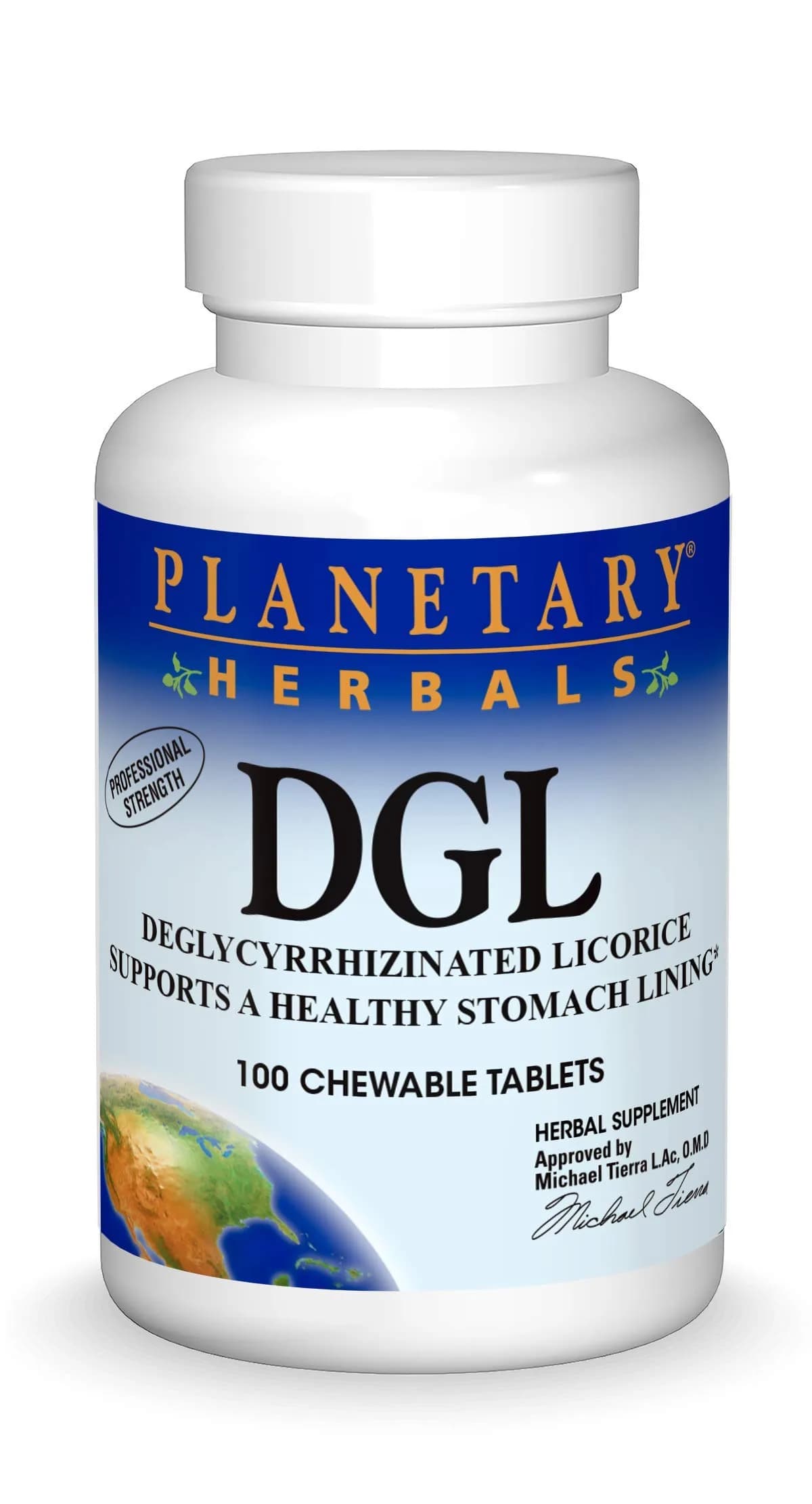 Planetary Herbals DGL Licorice Tablets 100 Count | Supports Digestive Tract & Adrenal Function — Tablets