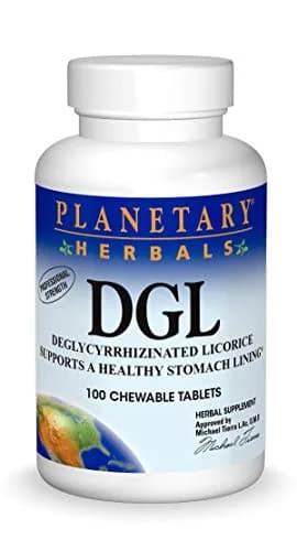 Planetary Herbals DGL Licorice Tablets 100 Count | Supports Digestive Tract & Adrenal Function thumbnail 1