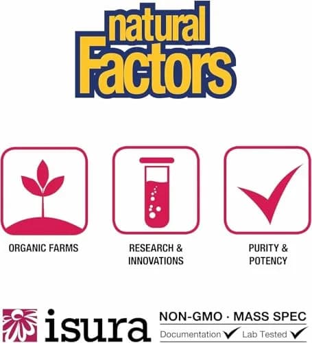 Natural Factors Grape Seed Extract 100 mg 90 Vegetarian Capsules | Antioxidant Support for Circulation & Eye Health thumbnail 8