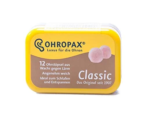 OHROPAX Wax Ear Plugs, 12 Pair | Noise Reduction 23dB, Water Protection for Swimmers thumbnail 2