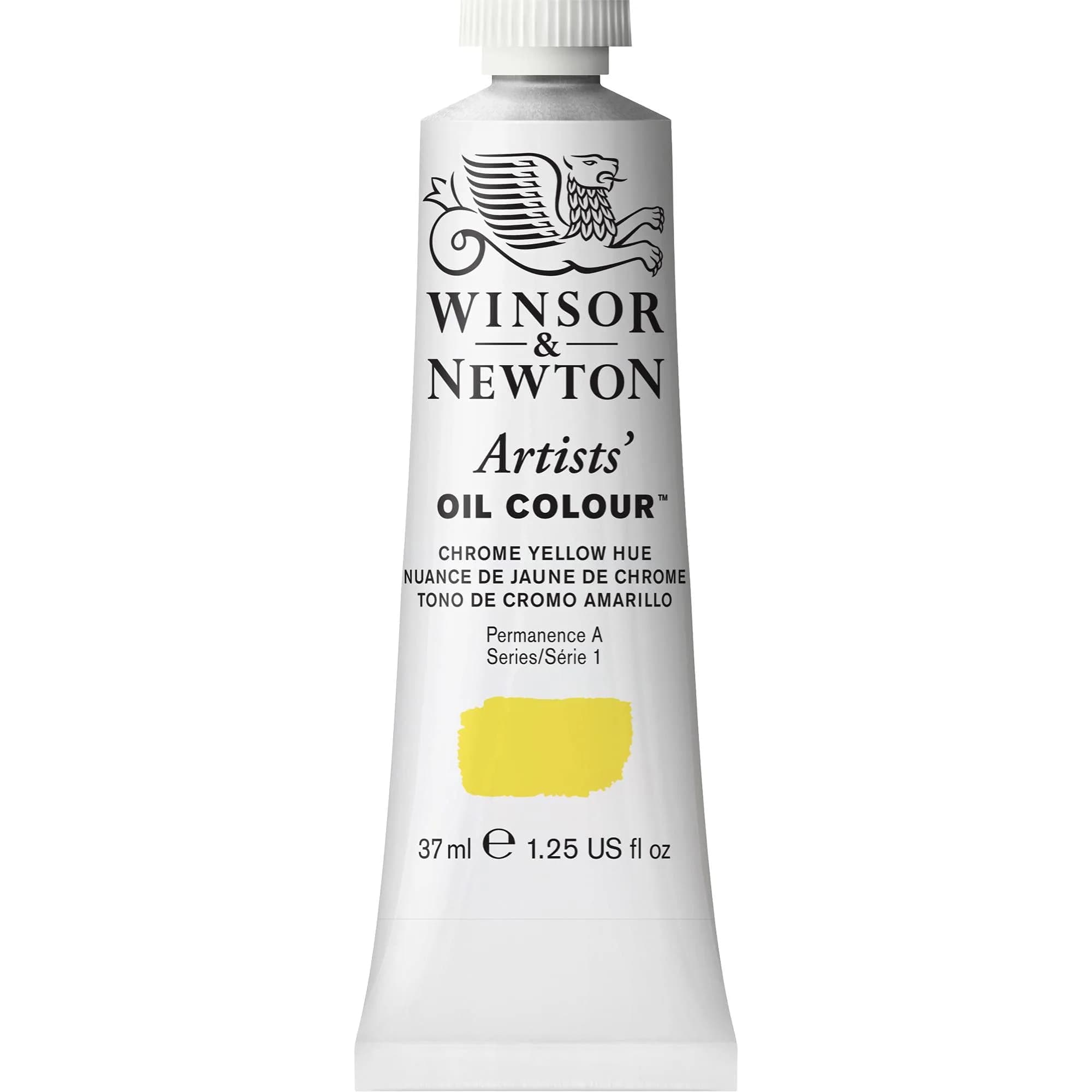 Winsor & Newton Artists' Oil Paint Burnt Sienna 200ml (6.76 Fl Oz) | ASTM D4236 Certified — Chrome Yellow Hue / 1.25-oz Tube