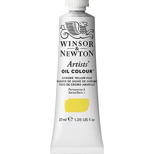 Winsor & Newton Artists' Oil Paint Chrome Yellow Hue 37ml (1.25 Fl Oz) | Professional Grade Pigment thumbnail 1