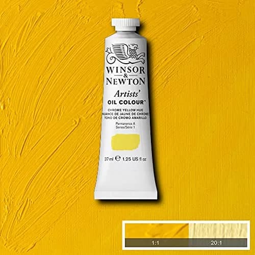 Winsor & Newton Artists' Oil Paint Chrome Yellow Hue 37ml (1.25 Fl Oz) | Professional Grade Pigment thumbnail 3