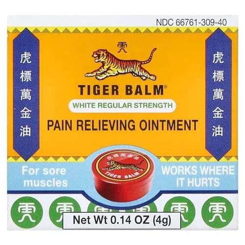 Tiger Balm Pain Relieving Ointment White 0.15 Oz | Supports Minor Muscle & Joint Pain Relief thumbnail 1