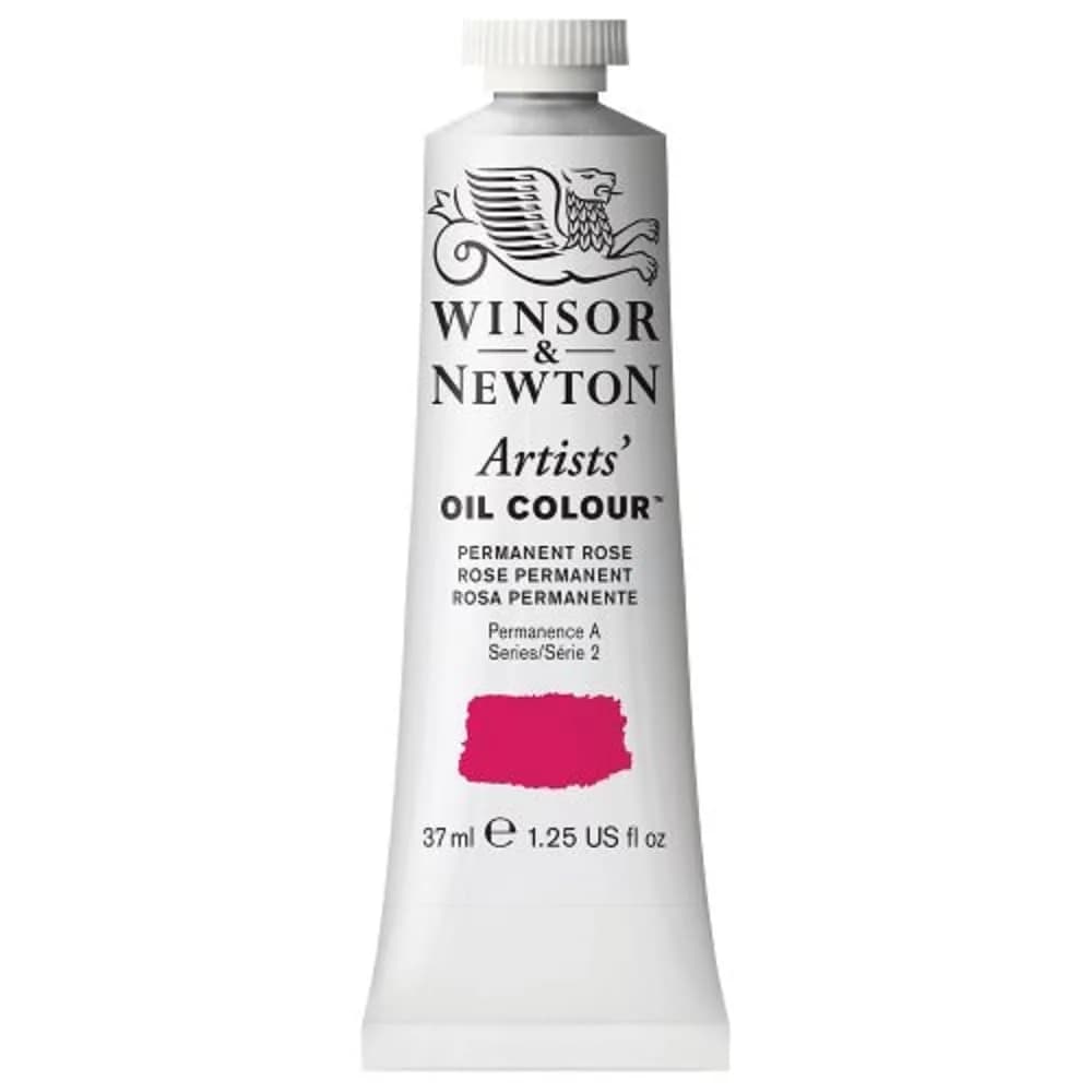Winsor & Newton Artists' Oil Paint Permanent Rose 37ml (1.25 Fl Oz) | Professional Grade Pigment
